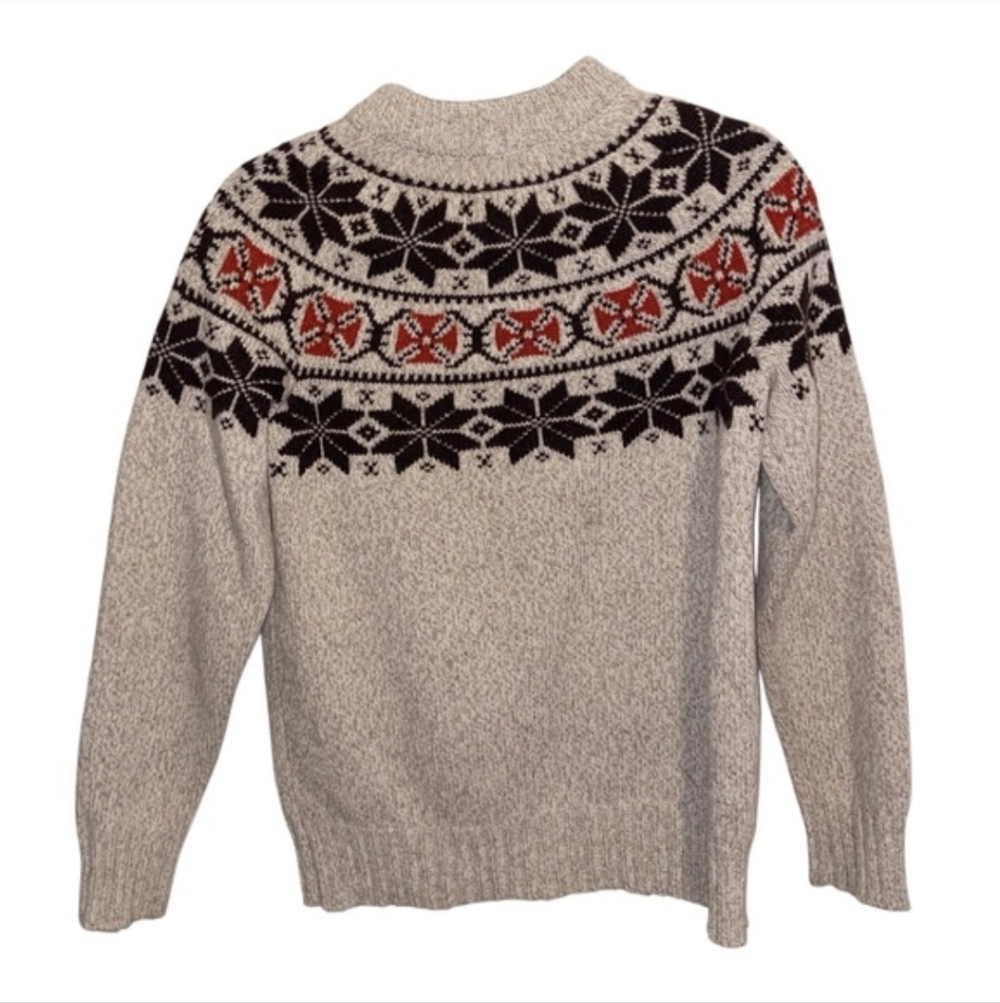 Vintage Woolrich Woman Sweater Womens Small Wool Fair Isle Winter Hong Kong